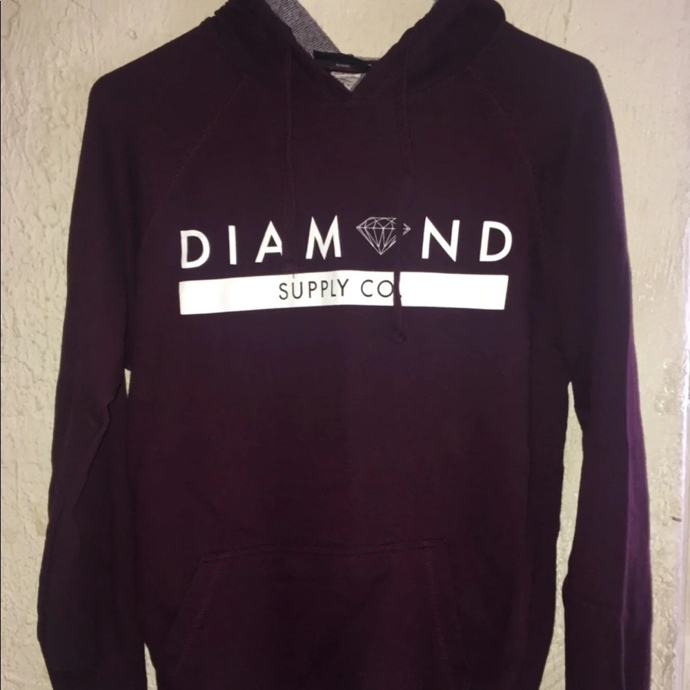 Diamond hoodie long sleeve